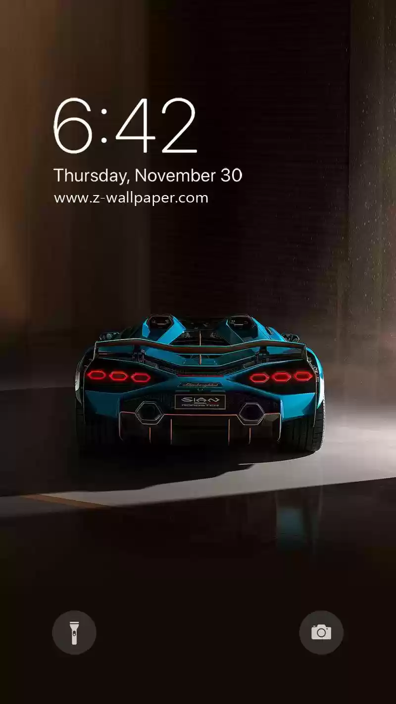 Lamborghini Sian Roadster Car Mobile Phone Wallpapers