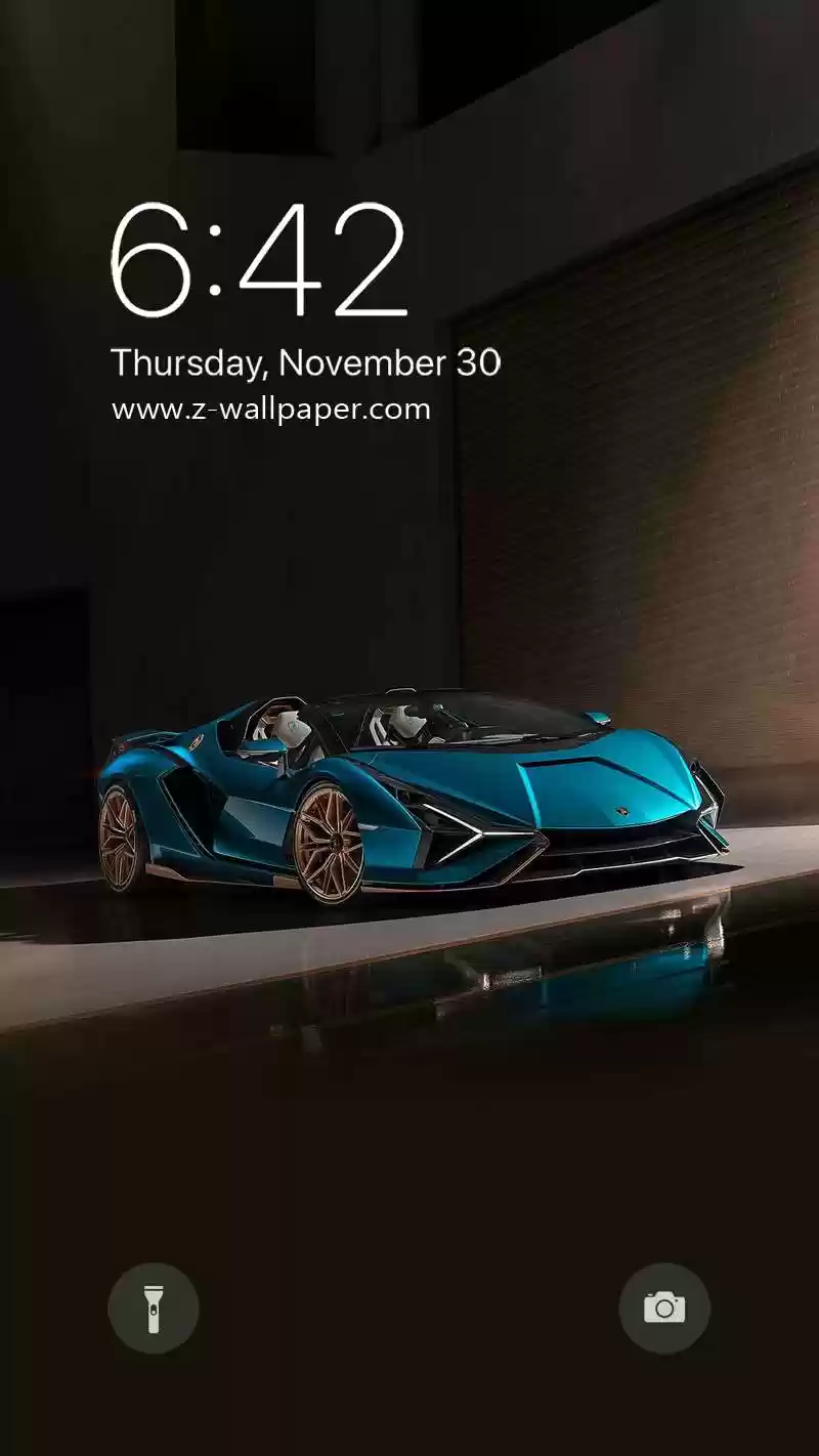 Lamborghini Sian Roadster Car Mobile Phone Wallpapers