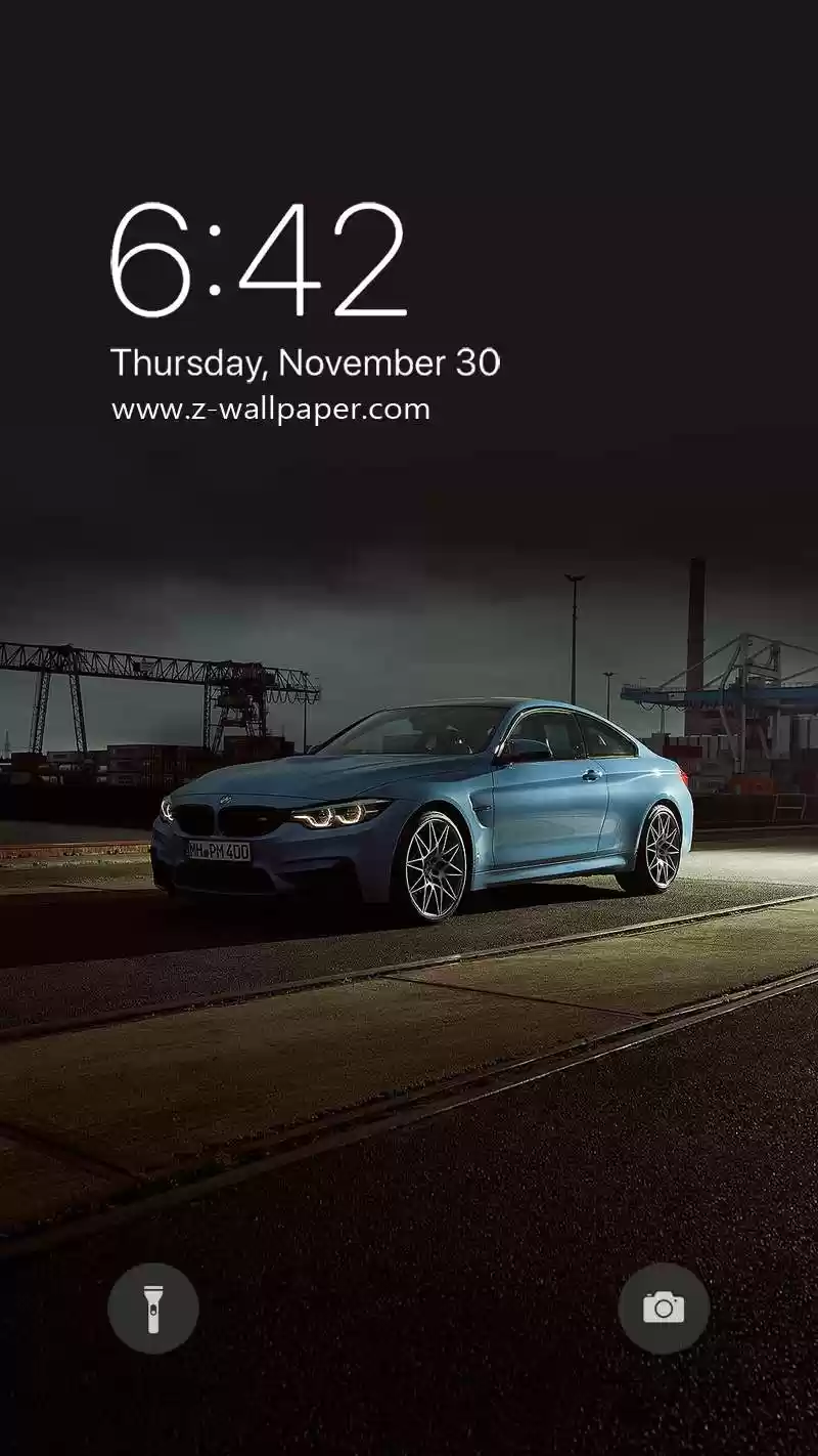 BMW M4 Blue Car Mobile Phone Wallpapers