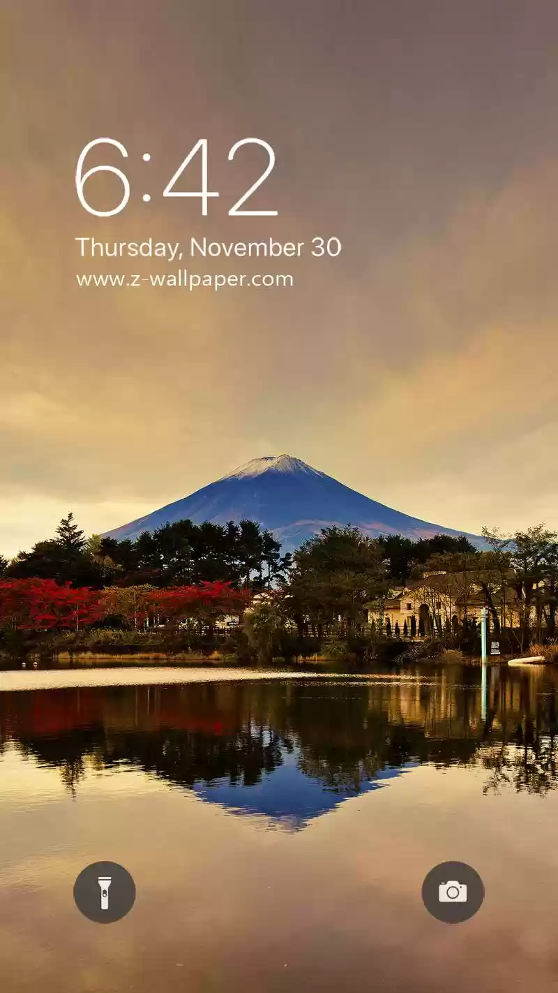 Japan Fuji Mountain Landscape Mobile Phone Wallpapers