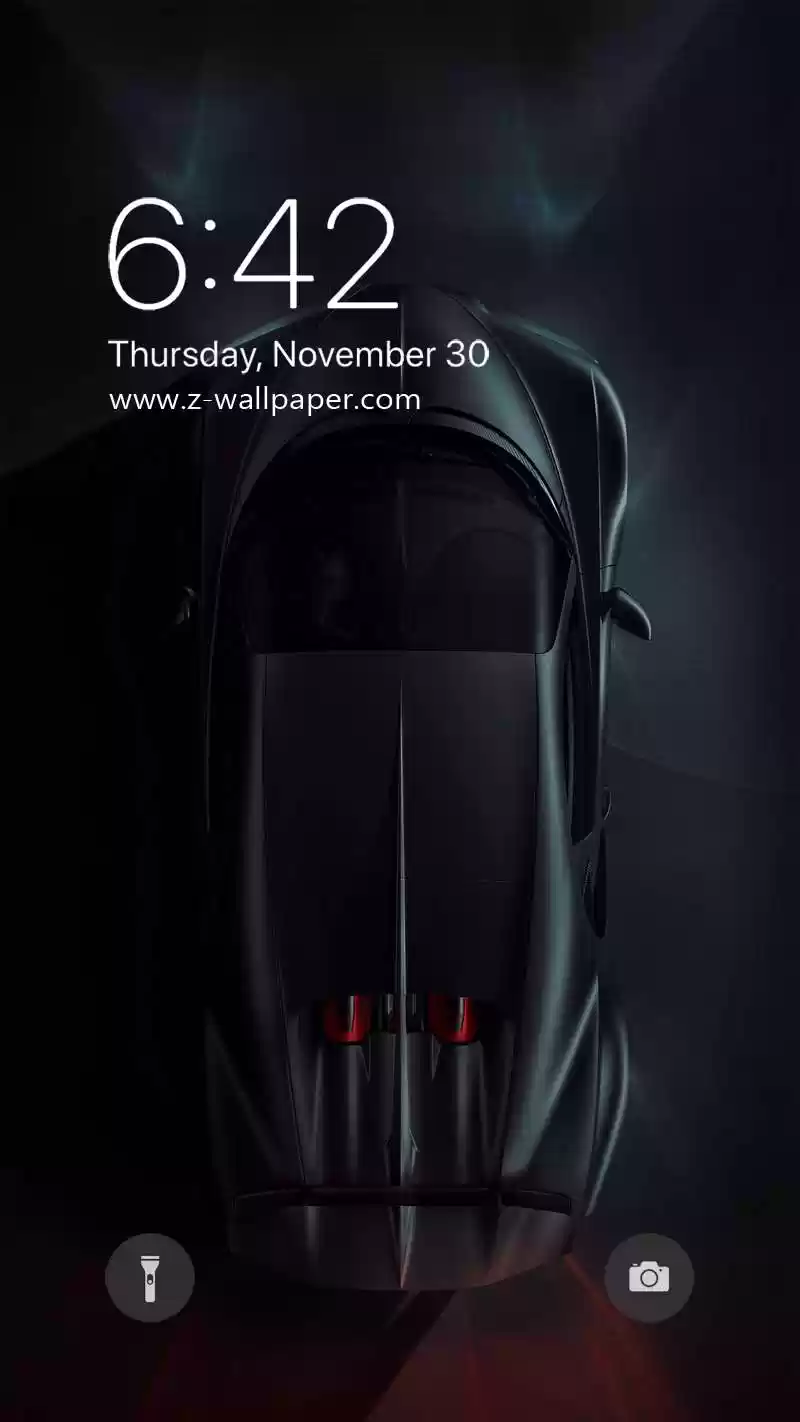 Bugatti Chiron Black Car Mobile Phone Wallpapers