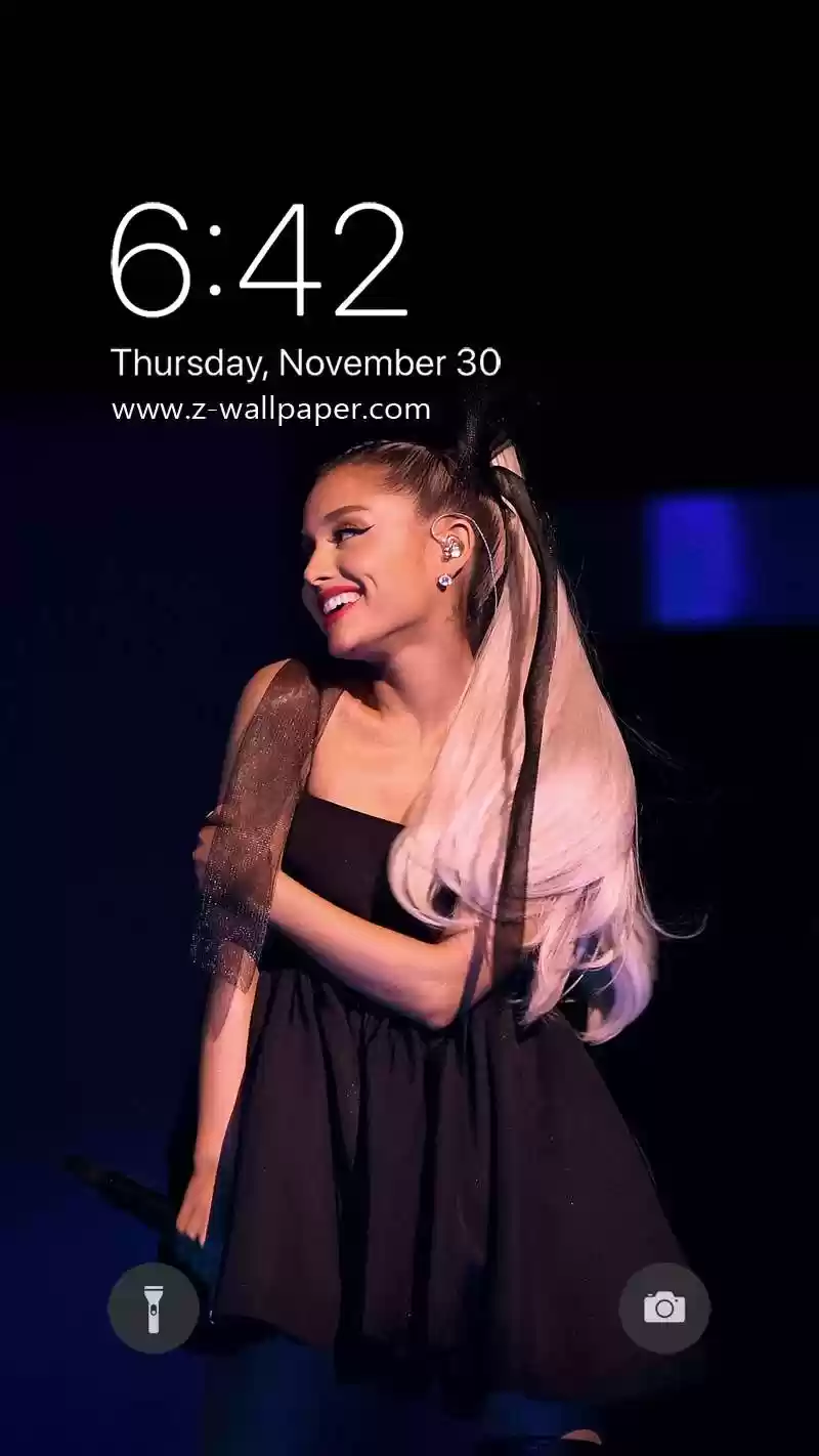 Ariana Grande Live Performance Mobile Phone Wallpapers