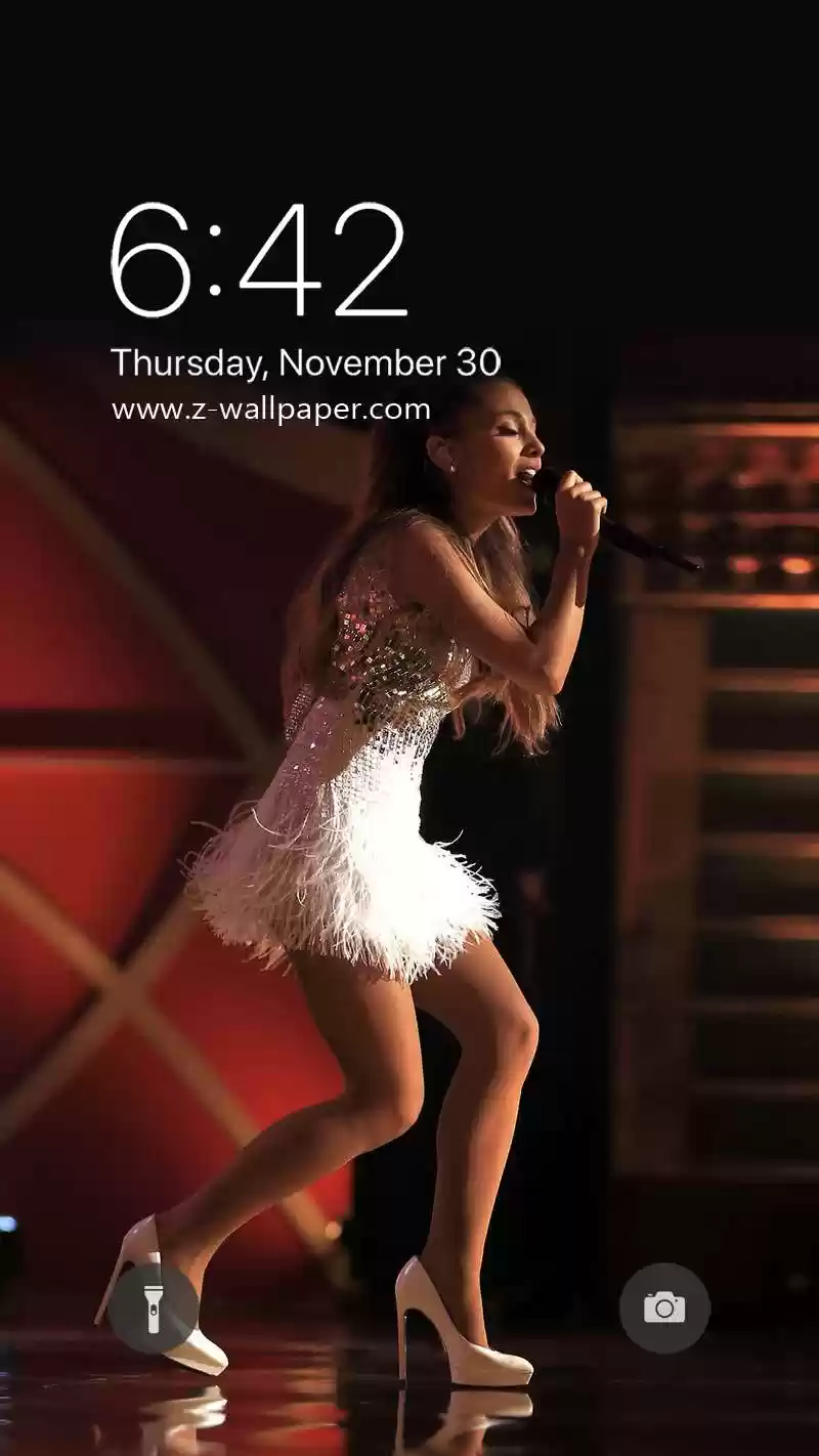 Ariana Grande Live Performance Mobile Phone Wallpapers