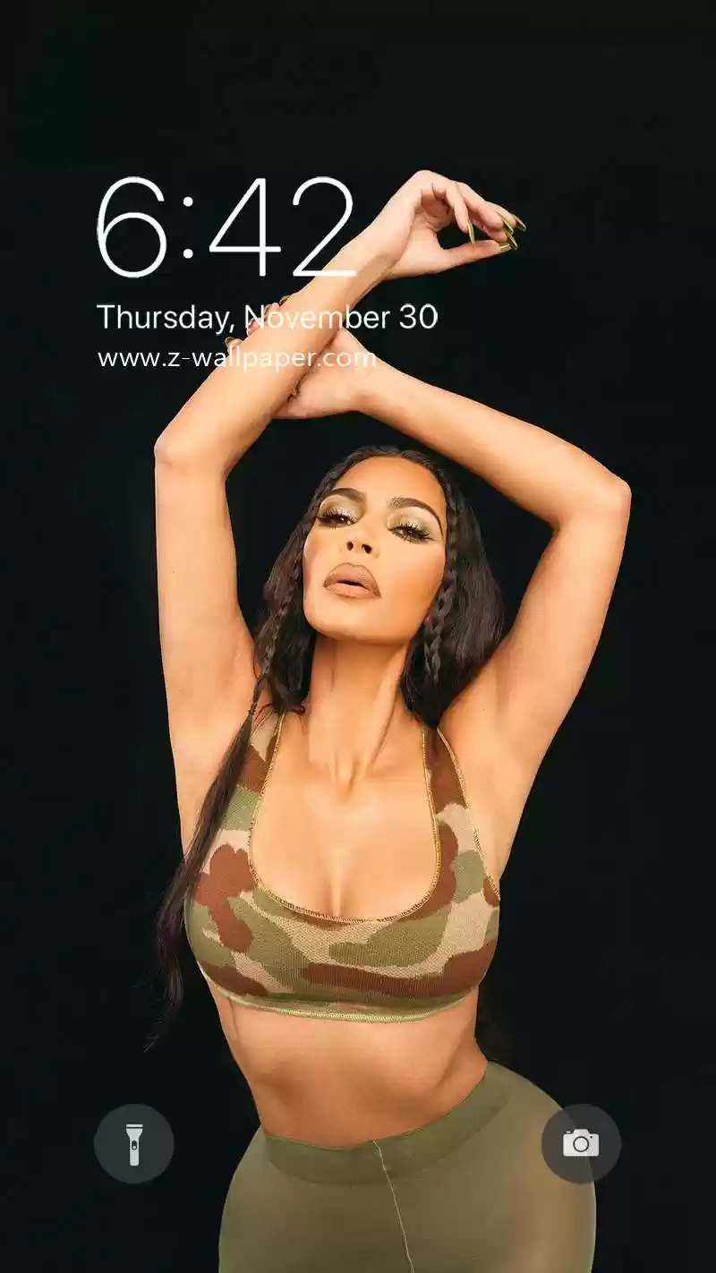 Kim Kardashian Wildness Mobile Phone Wallpapers