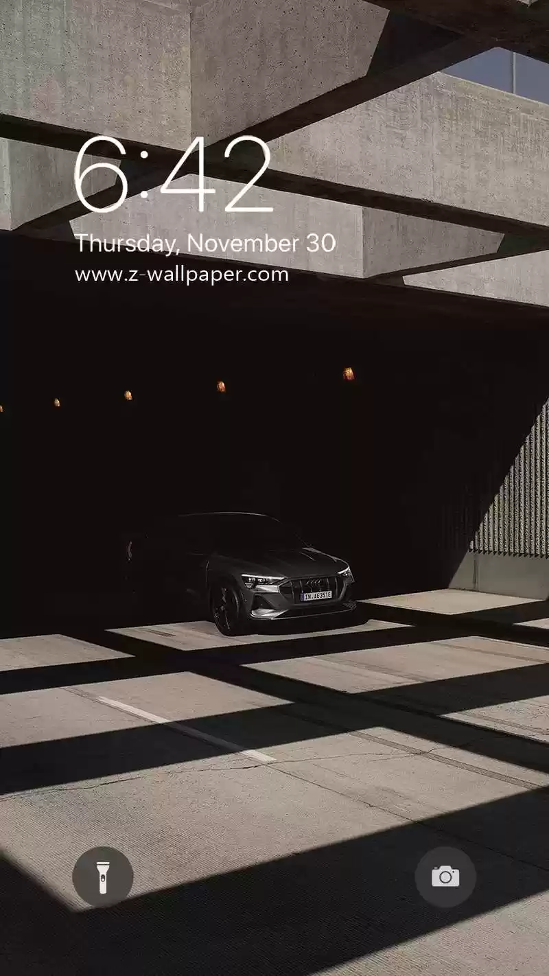 Audi e-tron Sportback Grey Car Mobile Phone Wallpapers