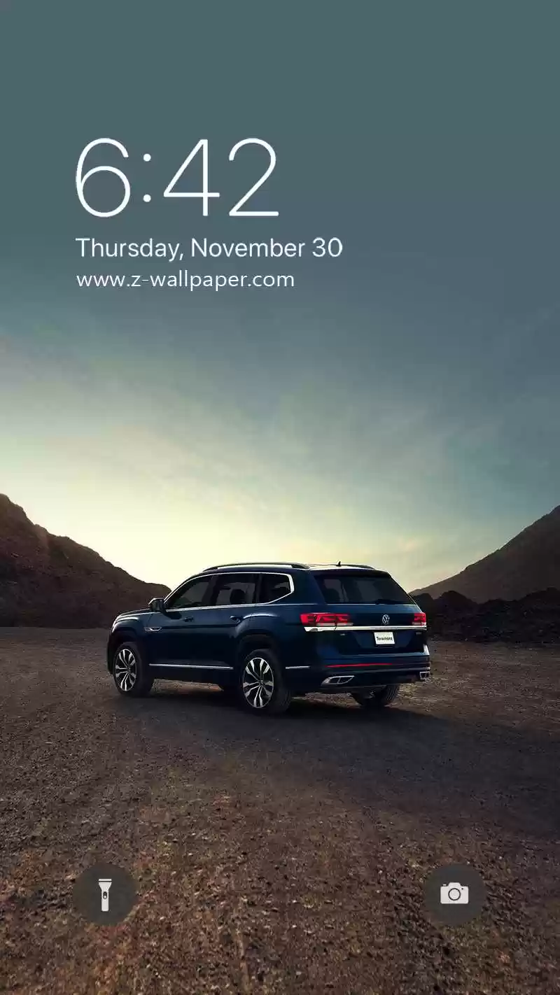 Volkswagen Teramont Off Roading Car Mobile Phone Wallpapers